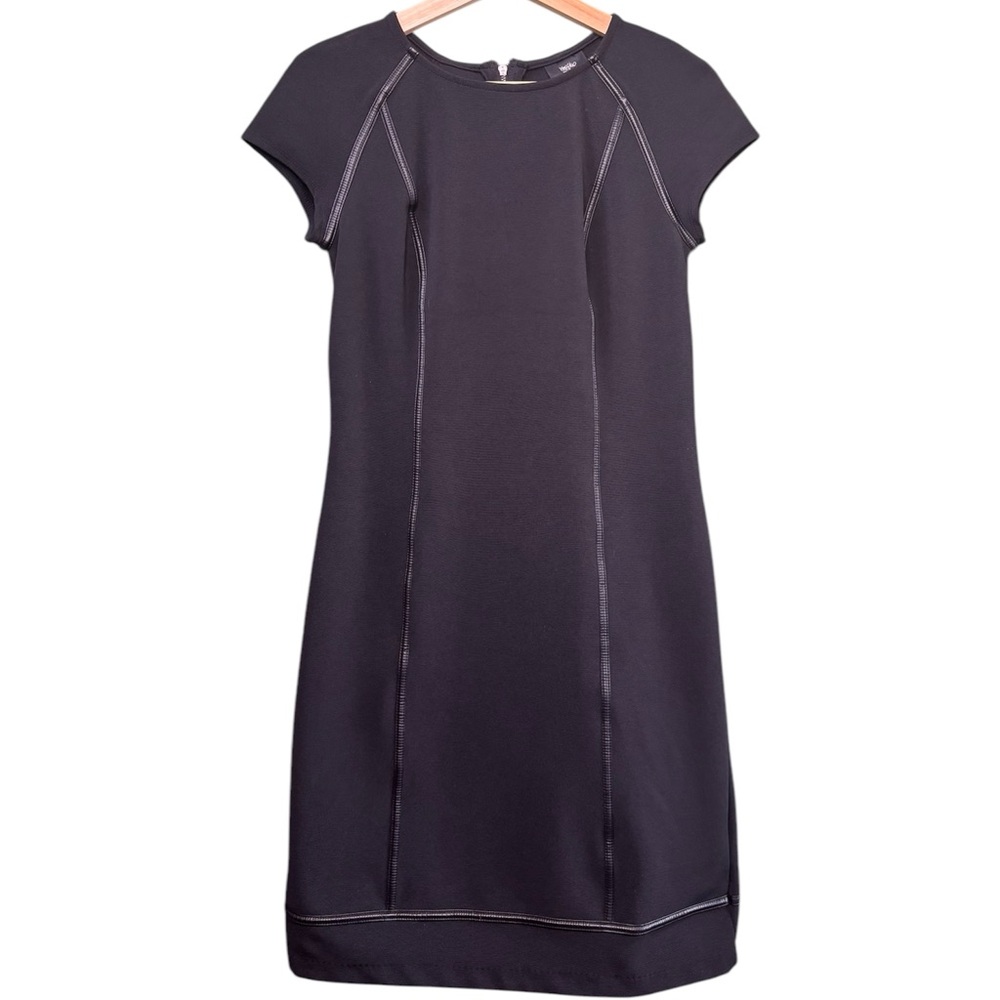 Black Sheath Cocktail Dress Raglan Cap Sleeves Size S Mossimo Supply Co